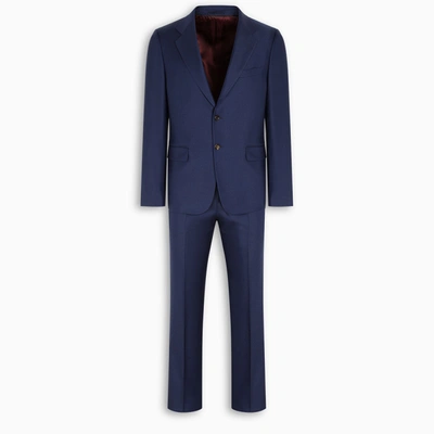 Gucci Blue Single-breasted Suit