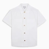 BOTTEGA VENETA WHITE POPELINE MILITARY SHIRT,652051VKIX0-I-BV-9000