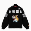 KENZO BLACK SWEATSHIRT WITH TIGER AND JAPANESE LETTERING PRINT,FB55SW5504MHCO-I-KENZO-99