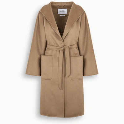 Max Mara Camel Lilia Coat In Brown