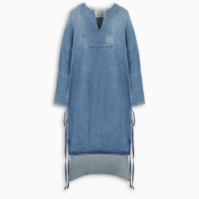 Loewe Denim Tunic Dress In Blue | ModeSens
