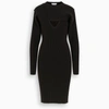 BOTTEGA VENETA BROWN KNIT DRESS,628710VKWD0-H-BV-2021