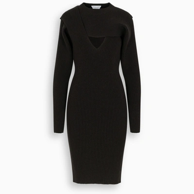 Bottega Veneta Brown Knit Dress