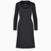 DOLCE & GABBANA BLACK SHEATH DRESS,F6E7QTFURDV-F-DOLCE-N0000