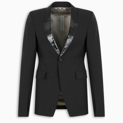 Rick Owens Black Slim-fit Blazer