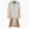 BURBERRY BEIGE/GREY RECONSTRUCTED TRENCH COAT,4564967115783-H-BURBE-A7405