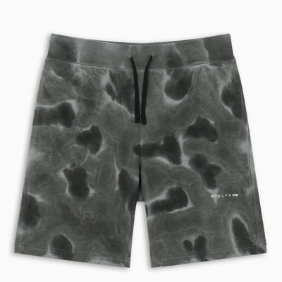 1017 A L Y X 9sm Tie-dye Printed Shorts In Black