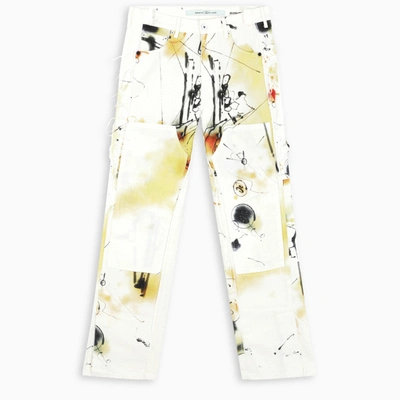 Off-white &trade; Futura Abstract Regular Jeans In Multicolor