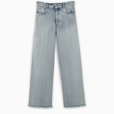 Miu Miu Straight-leg 5 Pockets Jeans In Blue