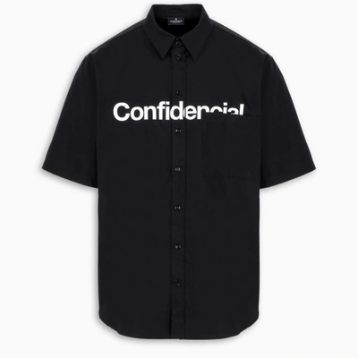 Marcelo Burlon County Of Milan Men's Confidencial Over Button-front Shirt In Black