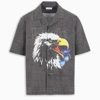 Rhude Eagle-print Shirt In Multicolor