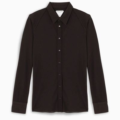 Bottega Veneta Brown Semi-sheer Button-up Shirt