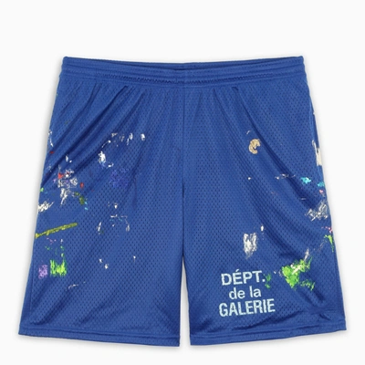 Gallery Dept. Blue French Logo Gym Bermuda Shorts