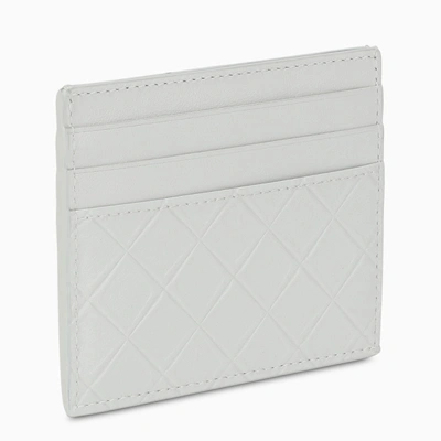 Bottega Veneta White Leather Card Holder