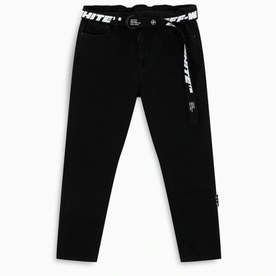 Off-white Black Diag Slim Jeans
