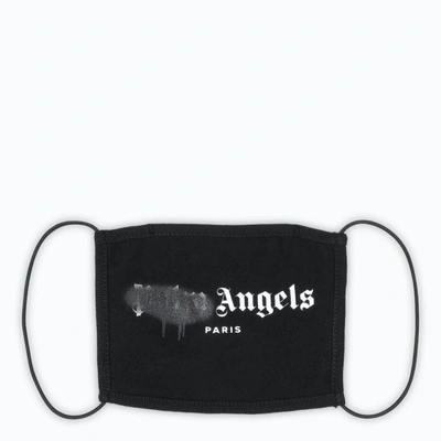 Palm Angels Black/white Los Angeles Spray Face Mask