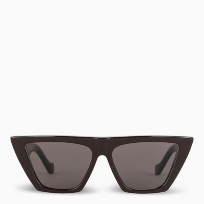 Tol Eyewear Chocolate Trapezium Sunglasses In Black