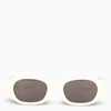 TOL EYEWEAR WHITE OBLONG SUNGLASSES,F1-T5AC-H-TOL-ME