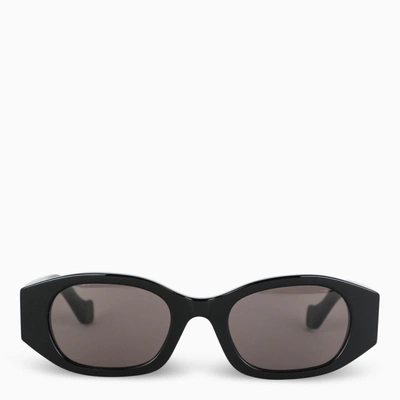Tol Eyewear Black Oblong Sunglasses