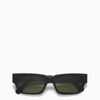 RETROSUPERFUTURE BLACK/GREEN ROMA BORNXRAISED SUNGLASSES,IMP3PVC-1-SUPER-YNP