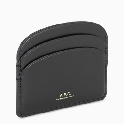 Apc Black Demi-lune Credit Card Holder