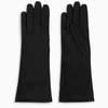 SAINT LAURENT BLACK LEATHER GLOVES,6395053YA26-H-YSL-1000