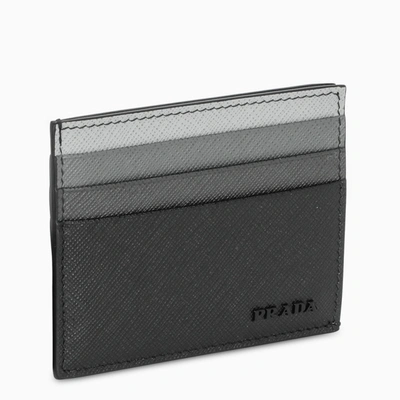 Prada Black Degrade Effect Credit Card Holder