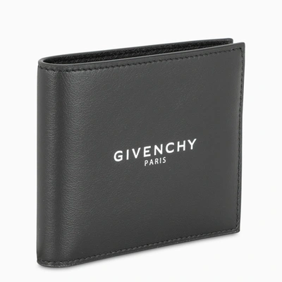 Givenchy Logo Leather Bifold Wallet In Black