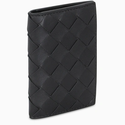 Bottega Veneta Black Maxi Intrecciato Card Holder