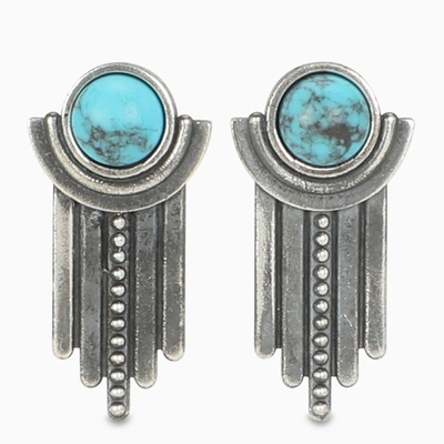 Nove25 Turquoise Sun And Rain Earrings In Light Blue