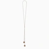 Bottega Veneta Pendant Spheres Necklace In Metal