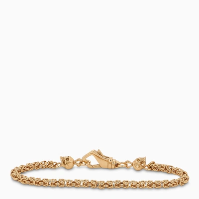 Emanuele Bicocchi Gold Plated Byzantine Bracelet In Metal