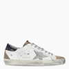 GOLDEN GOOSE WHITE, NUDE AND BLACK SUPERSTAR trainers,G36MS590.T86LE-G-GOLDE-T86