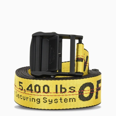 Off-white &trade; Yellow Industrial 35 Mm Belt