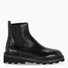 A-cold-wall* Logo-debossed Leather Chelsea Boots In Black