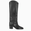 SAINT LAURENT BLACK KATE BOOTS,6301101UP00-H-YSL-1000