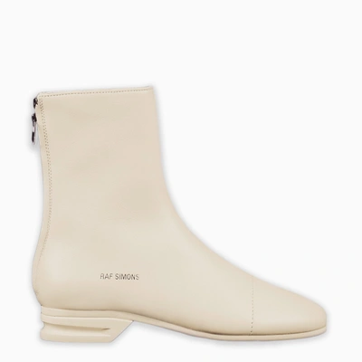 Raf Simons (runner) Cream 2001-2 High Boots In White