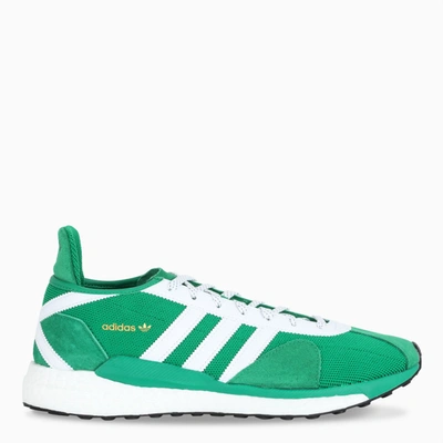 Adidas Statement Green Human Made Tokio Solar Sneakers