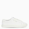 Saint Laurent 10mm Andy Leather Sneakers In White