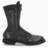 GUIDI BLACK ZIP-UP BOOTS,310WZLE-H-GUI-BLKT