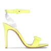 ALEXANDRE BIRMAN VICKY FLUO YELLOW HIGH-HEELED SANDAL,B3514502330007LE-E-ALEBI-C597