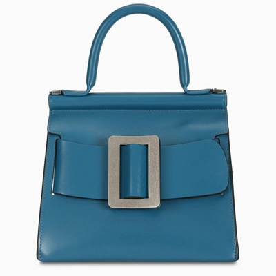 Boyy Coral Karl 24 Silver Buckle Bag In Blue