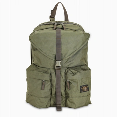 Filson Surplus Green Fabric Backpack