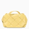 BOTTEGA VENETA YELLOW TOP HANDLE PADDED BAG,632647VCQR1-H-BV-7144