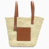 LOEWE LARGE BASKET BAG IN PALM LEAF,327.02.S81NF-I-LOEW-2435