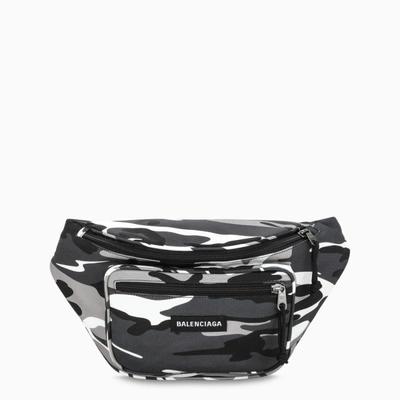 Balenciaga Grey Camou Print Belt Bag