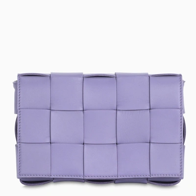 Bottega Veneta Borsa Cassette Lavender Silver In Purple