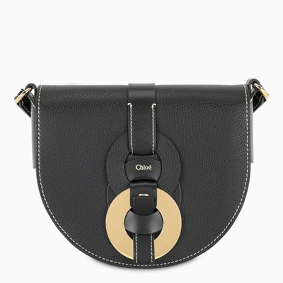 Chloé Darryl Leather Shoulder Bag In Black