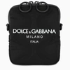 DOLCE & GABBANA BLACK FABRIC SHOULDER BAG,BM1848AW140-H-DOLCE-89690