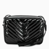 SAINT LAURENT BLACK PATENT LEATHER LOU BAG,6125440UF08-H-YSL-1000